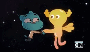 Gumball and penny from the episode "The Shell"